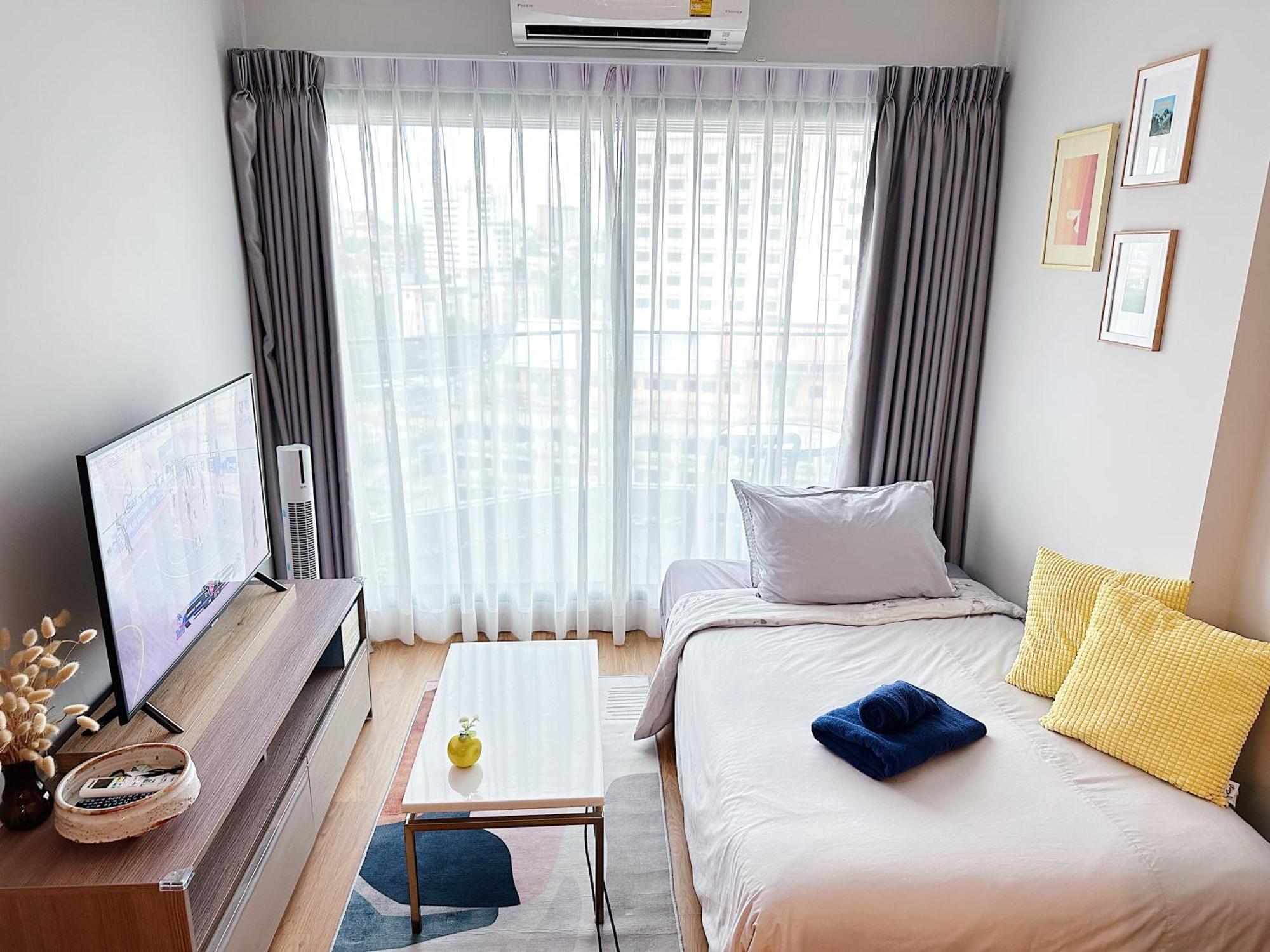 New & Cozy 2 Bedroom @ The Astra Sky River شيانغ ماي المظهر الخارجي الصورة