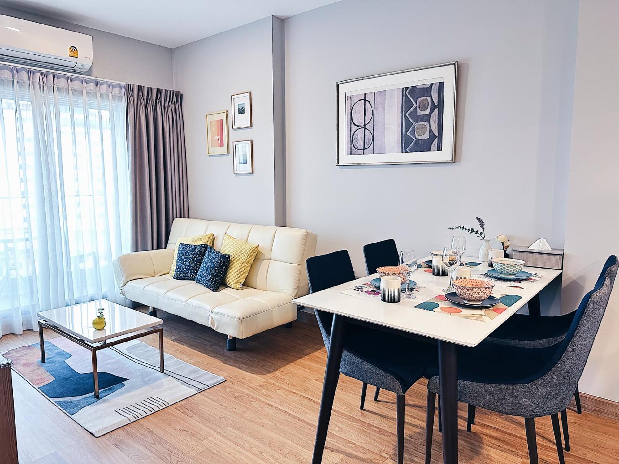 New & Cozy 2 Bedroom @ The Astra Sky River شيانغ ماي المظهر الخارجي الصورة